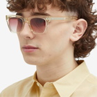 Cubitts Men's Compton Sunglasses in Quartz/Burgundy 