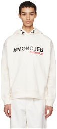 Moncler Grenoble Off-White Bonded Hoodie