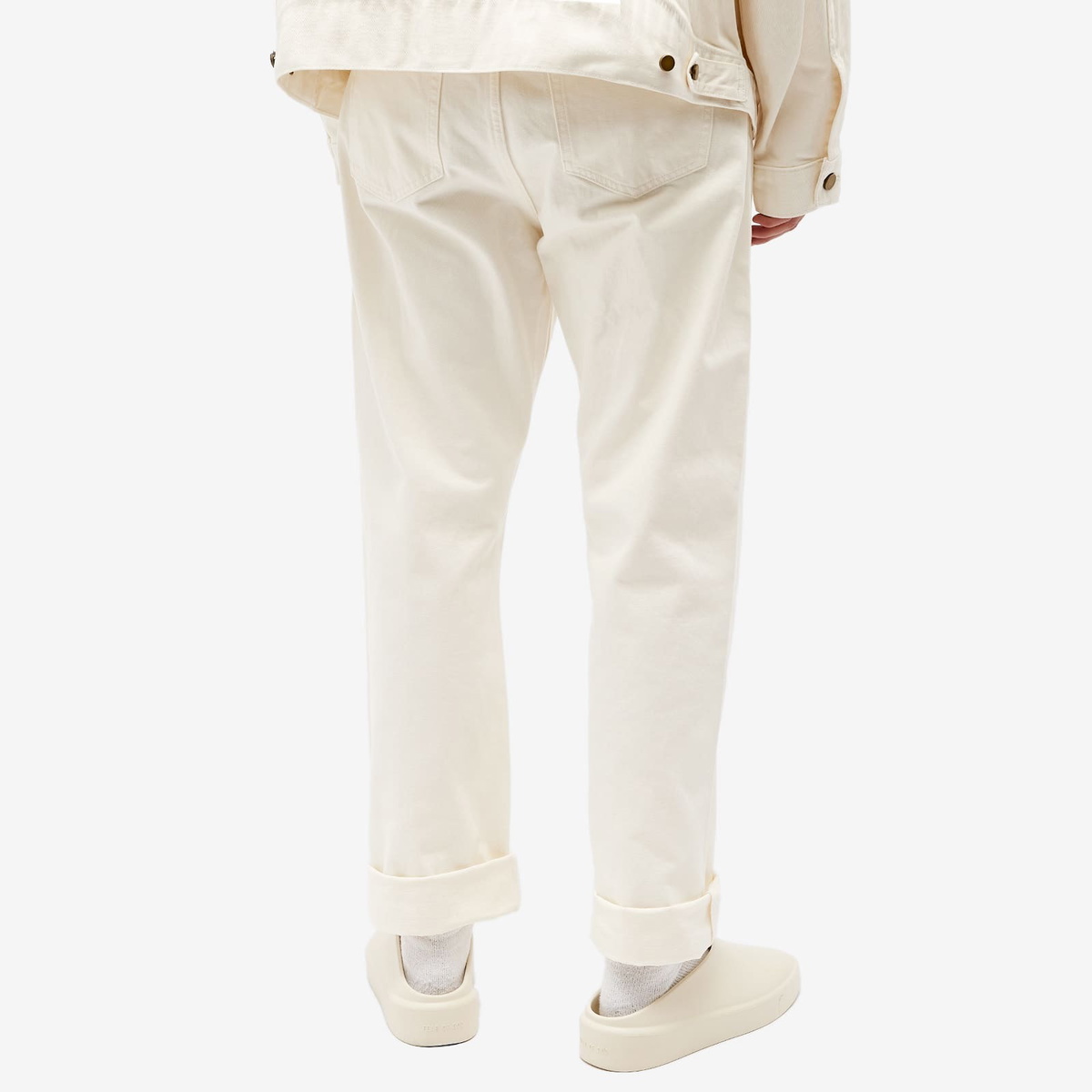 Fear of God ESSENTIALS Men's 5 Pocket Jean in Cloud Dancer