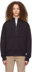 BOSS Black Half-Zip Sweater