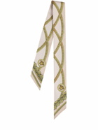 VERSACE La Coupe Printed Silk Twill Scarf