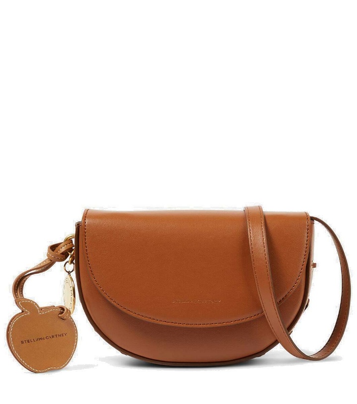 Photo: Stella McCartney Frayme Small faux leather shoulder bag