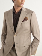 Zegna - Printed Wool Pocket Square