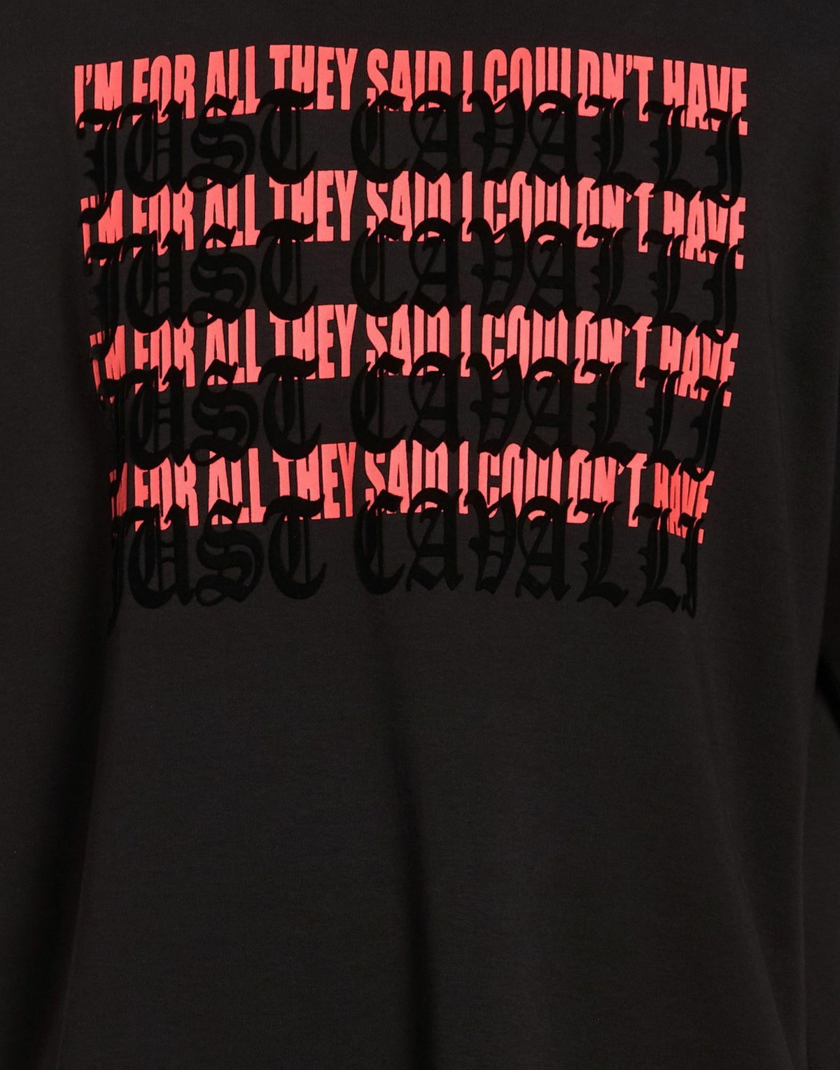 Just Cavalli Mens T-shirt in Black