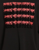 Just Cavalli Mens T-shirt in Black