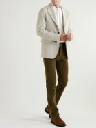 Massimo Alba - Unstructured Cotton-Blend Twill Blazer - Neutrals