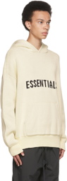 Essentials Off-White Pullover Logo Hoodie