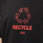 424 Men's Recycle Logo T-Shirt in Black