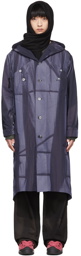JiyongKim Navy Nylon Coat