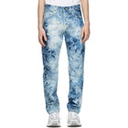 MSGM Blue Bleached Jeans