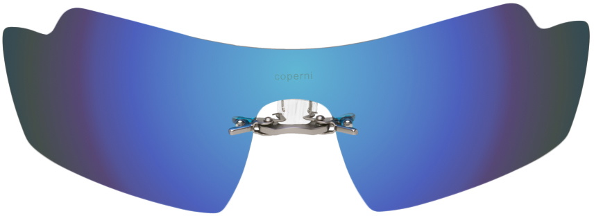 Coperni Blue Clip On Sunglasses