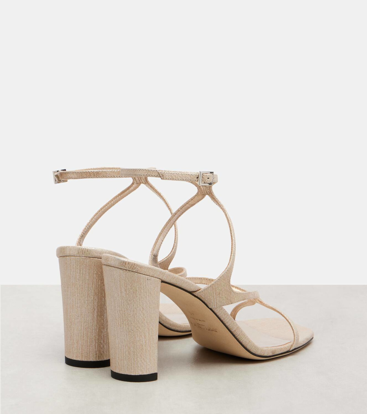 Jimmy Choo Azie 85 metallic leather sandals Jimmy Choo