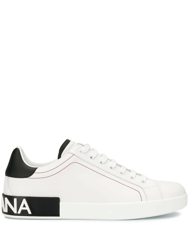 Photo: DOLCE & GABBANA - Portofino Leather Sneakers