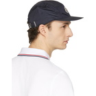 Moncler Navy Five-Panel Logo Cap