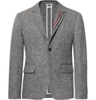 Thom Browne - Grey Unstructured Wool and Mohair-Blend Blazer - Men - Gray