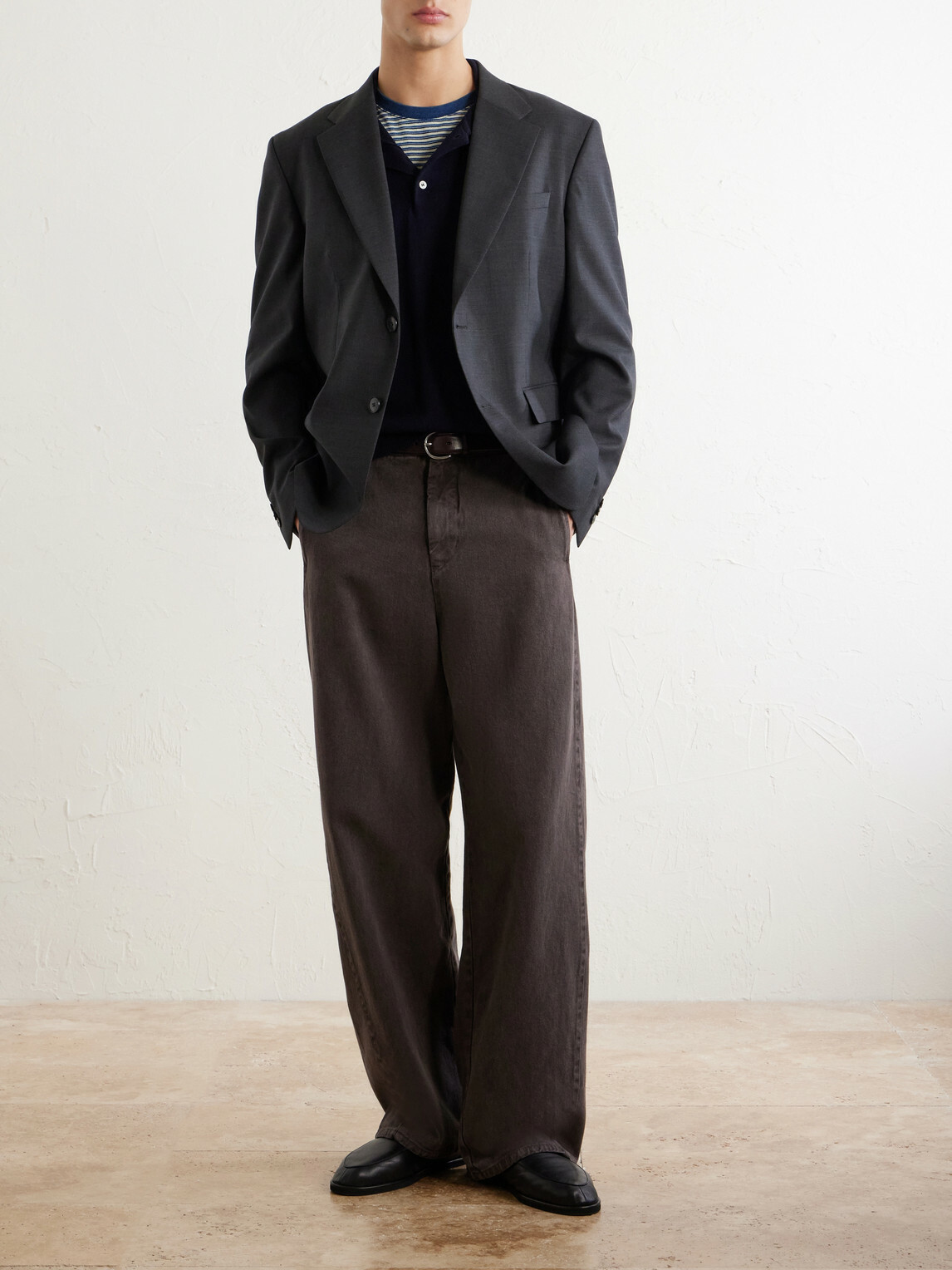 A.P.C. - Riou Virgin Wool Polo Shirt - Blue