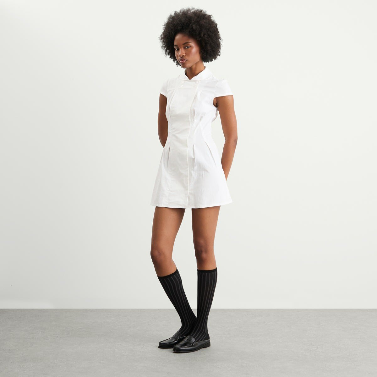 Peachy Den Women's Missy Dress in Porcelain