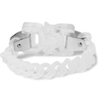1017 ALYX 9SM - Acrylic and Silver-Tone Bracelet - White