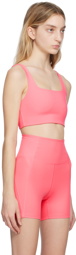 Girlfriend Collective Pink Tommy Sport Bra