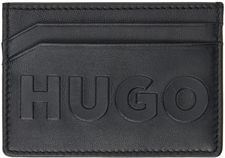 Photo: Hugo Black Embossed Card Holder