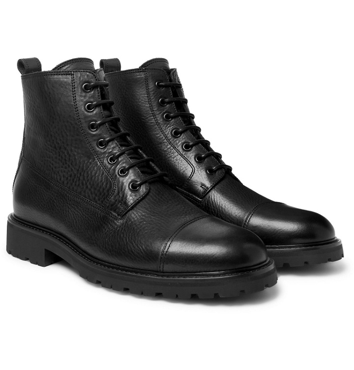 Photo: Belstaff - Alperton 2.0 Leather Boots - Black