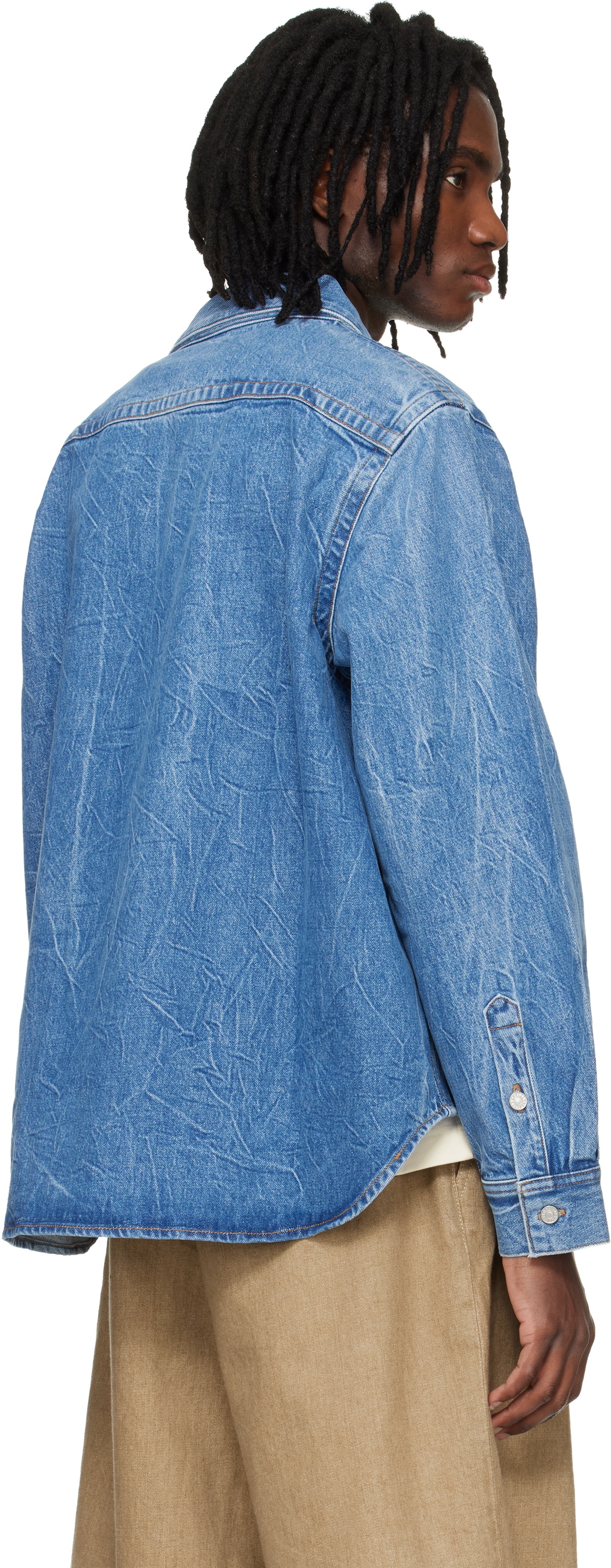 AGOLDE Blue Craven Denim Shirt