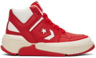 Converse Red & White Weapon CX Sneakers