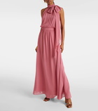 Max Mara Halterneck silk gown