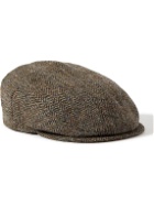 Kingsman - Lock & Co. Herringbone Cotton-Tweed Flat Cap - Brown