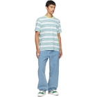 Casablanca White & Green Del Mar Sneakers