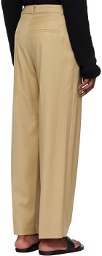 LOW CLASSIC SSENSE Exclusive Beige Trousers