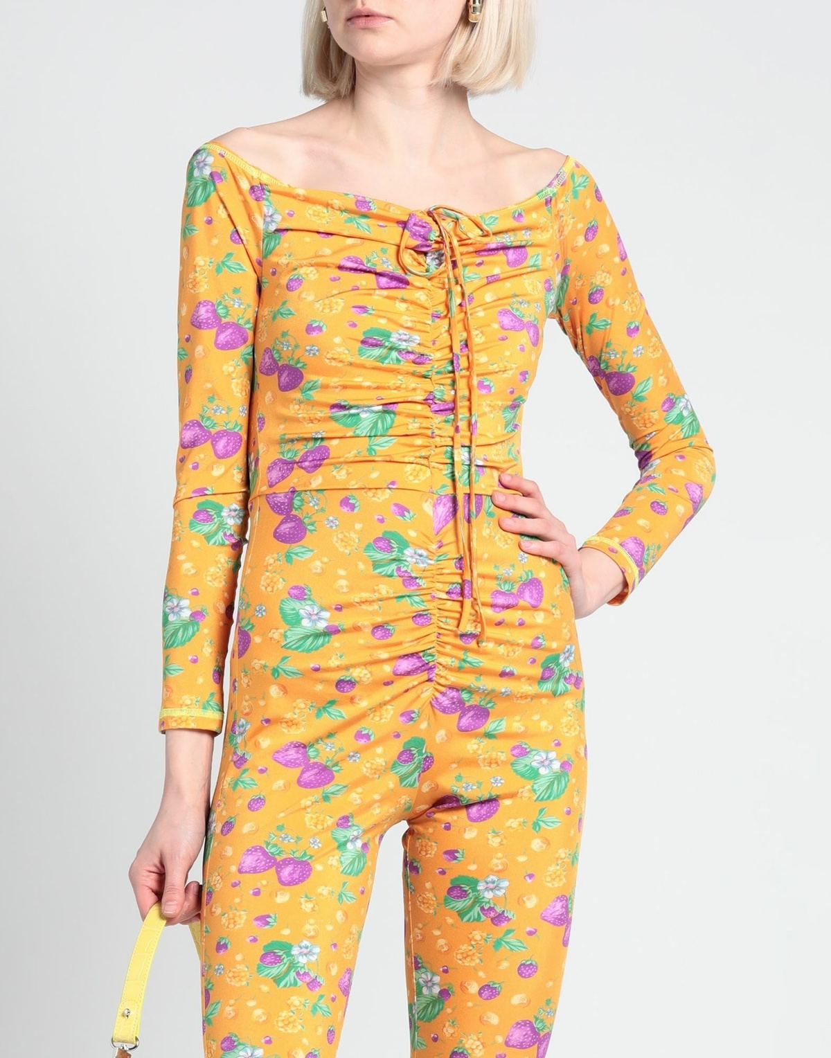 Msgm Womens Jumpsuit in Orange