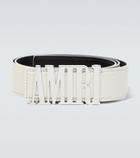Amiri - Logo leather belt