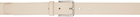The Frankie Shop Beige Toni Leather Belt