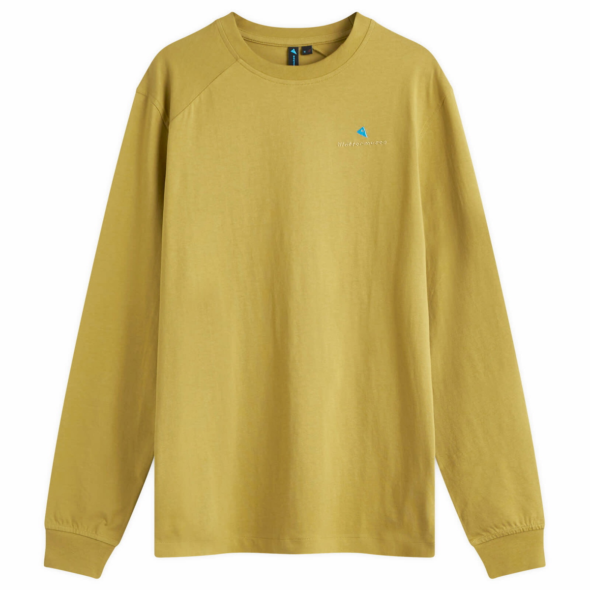 Klättermusen Men's Long Sleeve Root Logo T-Shirt in Meadow Green