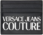Versace Jeans Couture Black Range Tactile Card Holder