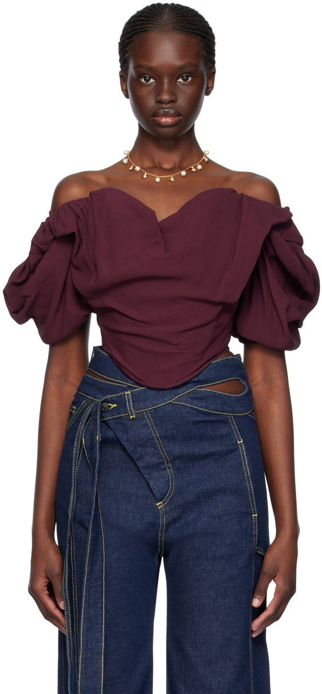 Vivienne Westwood Burgundy Half Sleeve main image 1