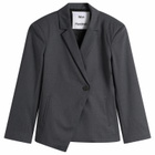 Won Hundred Women's Anora Blazer in Dark Grey Melange
