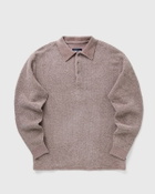 Thisisneverthat Velvet Knit Polo pink Men