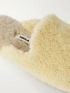 TEKLA - Auralee Two-Tone Shearling Slippers - Neutrals