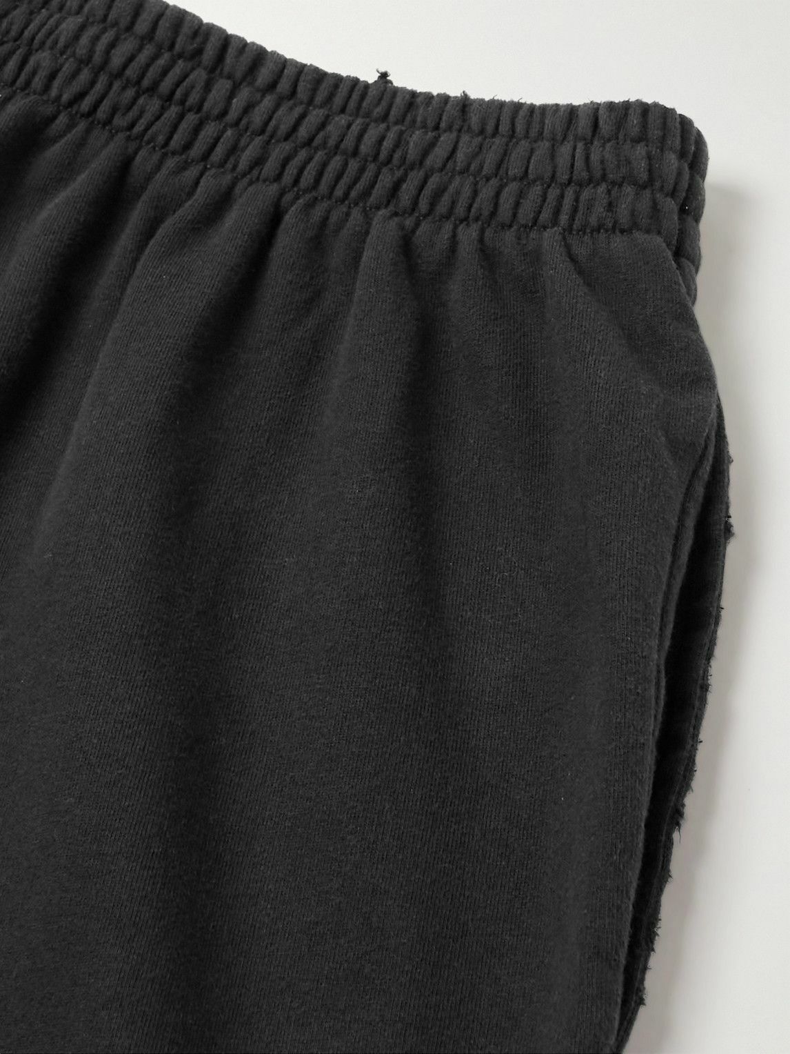 パンツ BALENCIAGA BB Paris Distressed Shorts Balenciaga // Black Cotton BB Paris Distressed Shorts – VSP