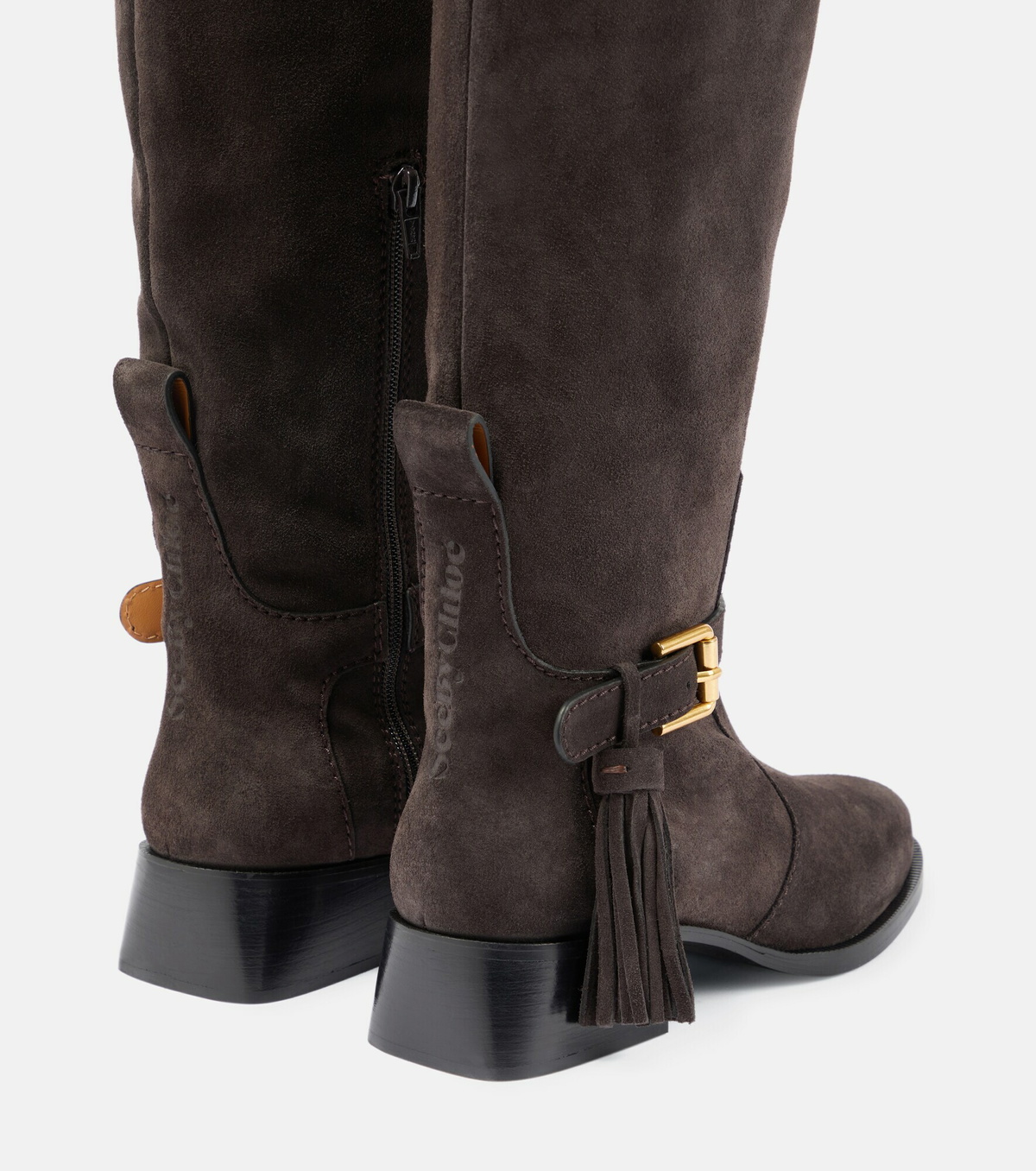 See By Chloe - Lory suede over-the-knee boots See by Chloe