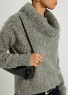 Toteme Funnel-neck Brushed Alpaca-blend Jumper Grey