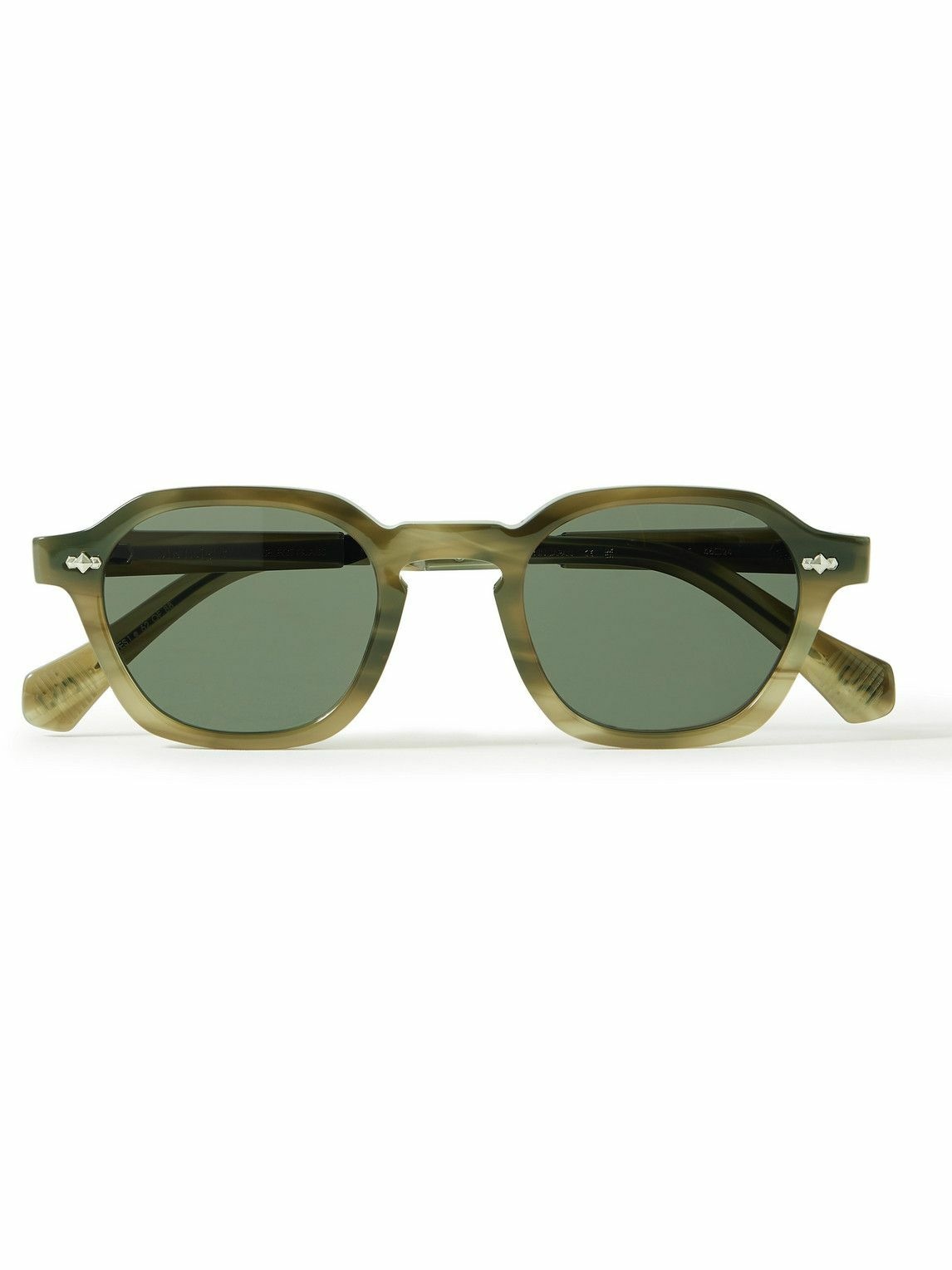 Photo: Mr Leight - Rell S D-Frame Tortoiseshell Acetate and Gunmetal-Tone Sunglasses