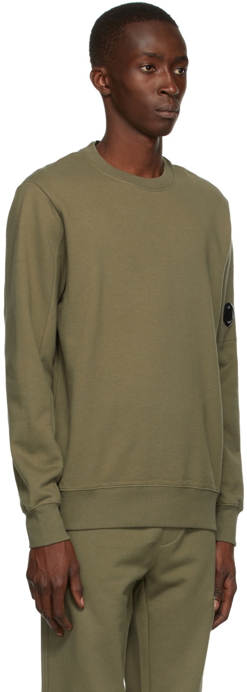 Cp company sale sweatshirt khaki