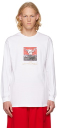 WACKO MARIA White Printed Long Sleeve T-Shirt