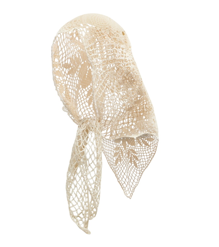 Photo: Magda Butrym Floral crochet cotton scarf