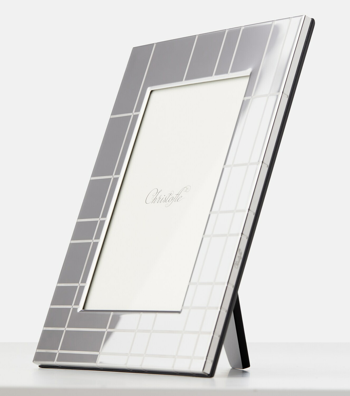 Christofle Graphik stainless steel picture frame