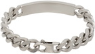 MM6 Maison Margiela Silver Classic Chain Bracelet