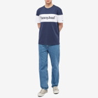 Tommy Jeans Men's Classic Serif Linear Block T-Shirt in Navy